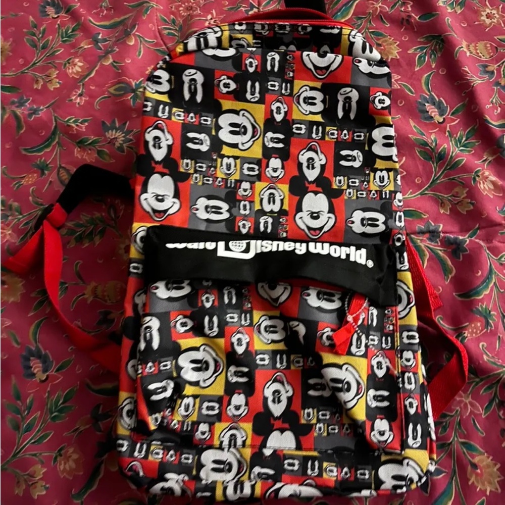 Walt Disney World Park Mickey Mouse Backpack- Rare NEW